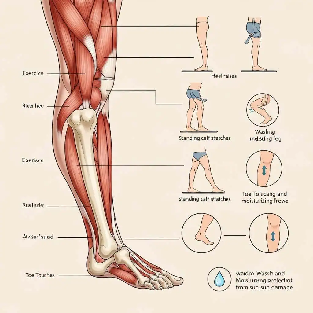 Wszystko o łydkach: anatomia, ćwiczenia i pielęgnacja